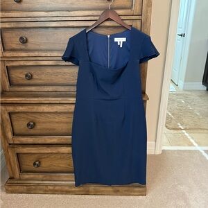 Elegant Navy Blue Dress